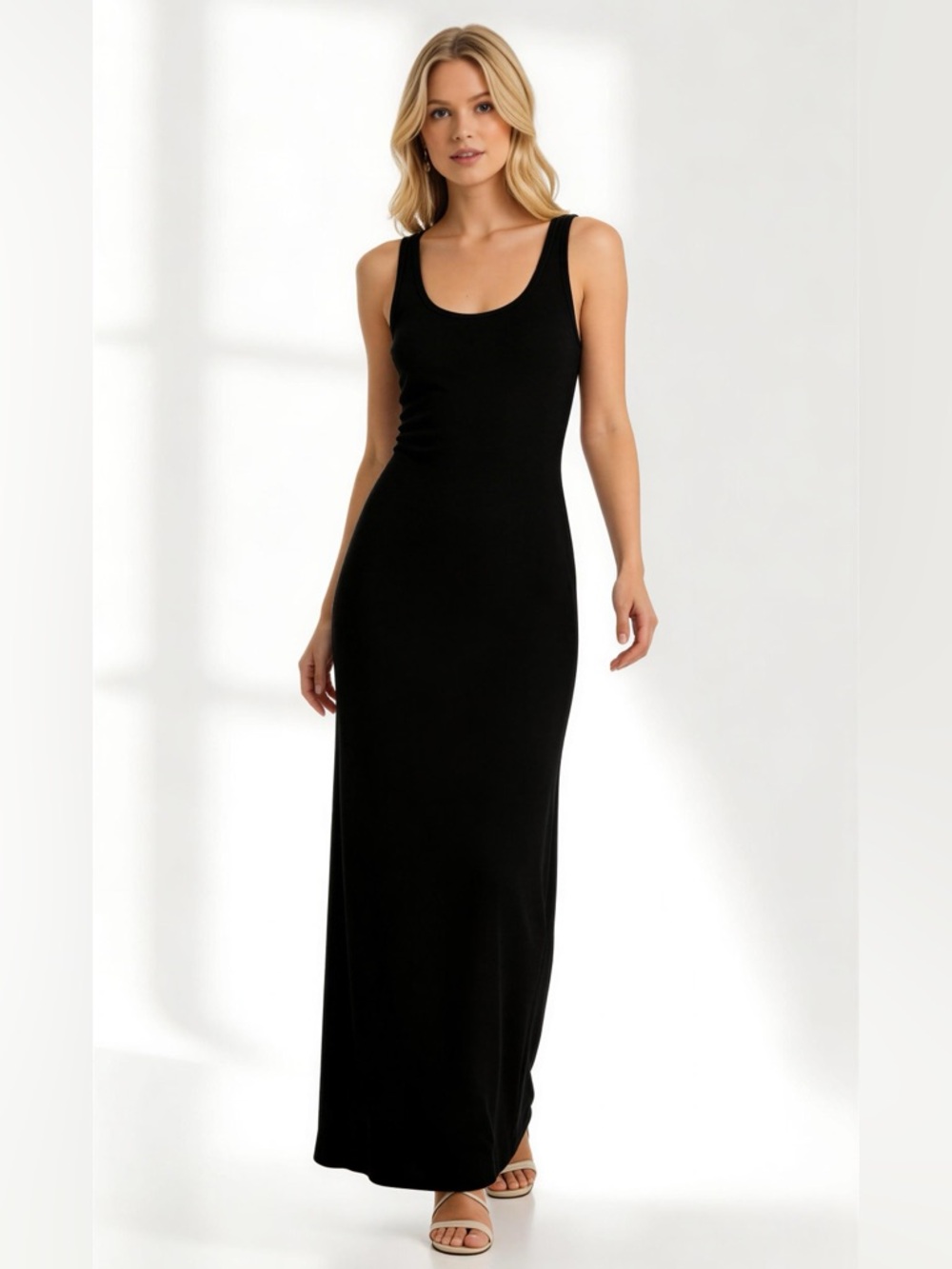 Merona Classic Black Maxi Summer Dress